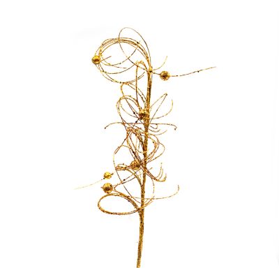 Espiga navideña decorativa 60 cm – color dorado Santini