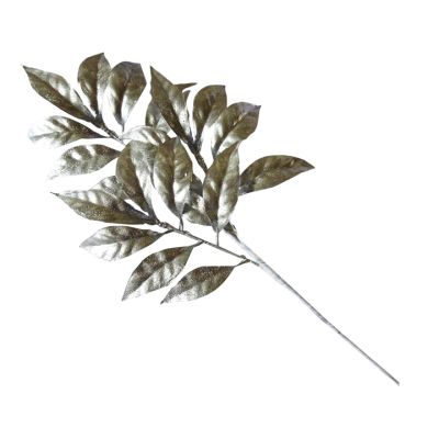 Hoja Decorativa Plateada 55cm Santini 5700503 – Estilo Elegante