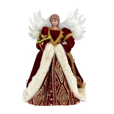 Angel Decorativo 30Cm Rojo Santini