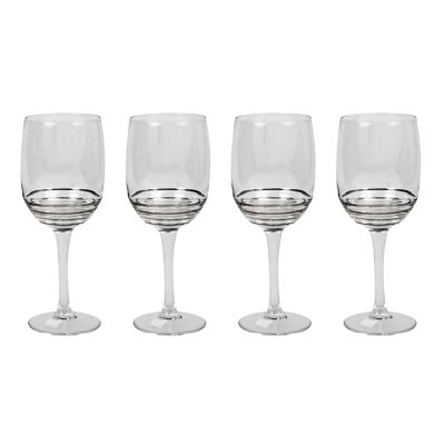 Set Copas Vidrio 4 Piezas Vino 9oz Santini 299712 – Estilo Refinado