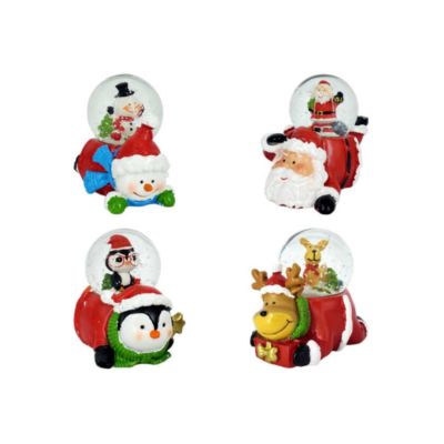 Bola de Agua Navideña 7.8cm Figuras Surtidas Santini 7600180 – Decoración Tradicional