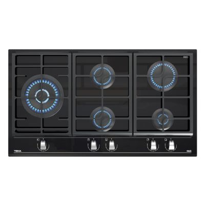 Encimera a gas 5 quemadores 90 cm cristal - Teka GZC 95320