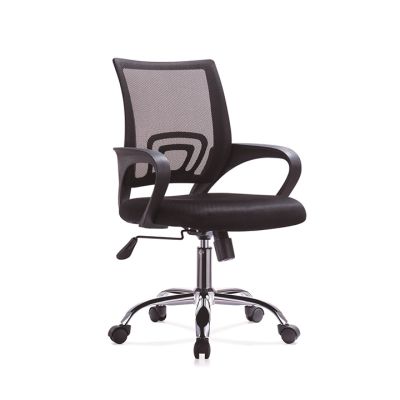 Silla Escritorio Malla Negra (B409a)