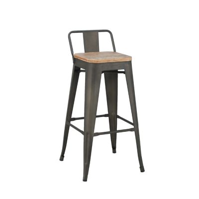Silla Bar Metal (76Cm - Rústica) (T-5824-4)