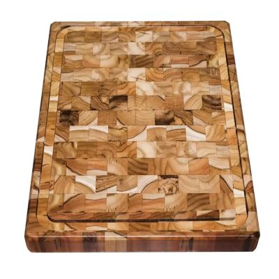 Tabla de Madera para Asado Rectangular 45x34x4cm Tramontina 13460/351 – Cocina Profesional