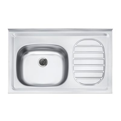 Fregadero*Sobreponer (80X50*Derecha) +Valv Tramont(93420/500)