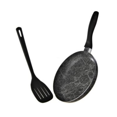 Sartén 28cm Negro Granite con Espátula UMCO 2290 – Gran Capacidad