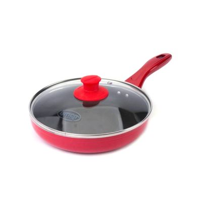 Sartén con Tapa 20cm Rojo Forged Inducción UMCO 7389 – Estilo Premium