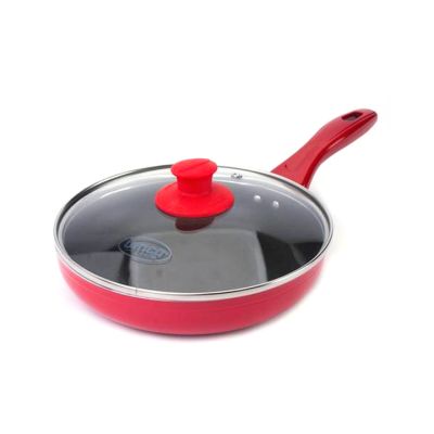 Sartén con Tapa 24cm Rojo Forged Inducción UMCO 7390 – Diseño Elegante