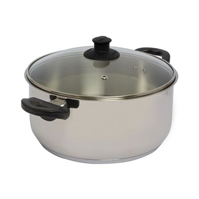 Cacerola Acero 24cm con Tapa Inducción UMCO 7520 – Cocina Moderna