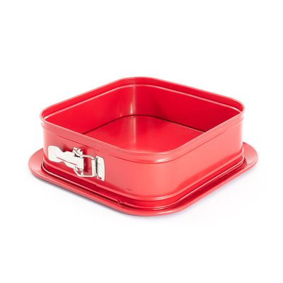 Molde Desmontable Cuadrado 28cm Rojo UMCO 9452 – Estilo Moderno