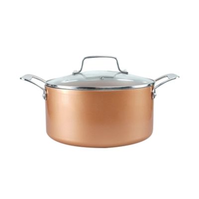 Cacerola Cerámica 20cm con Tapa Copper Inducción UMCO 9620 – Innovación en Cocina