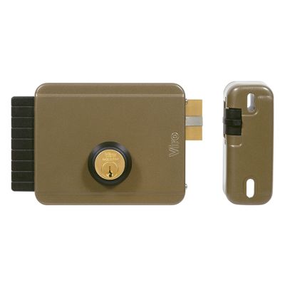 Cerradura Sobreponer Eléctrica (50Mm Derecho) Bronce Antigüo Viro (1.7962.712.1)