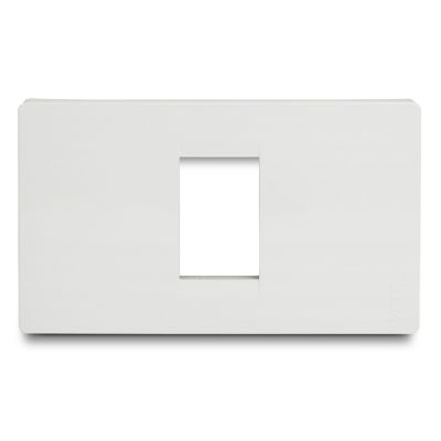 Placa Blanca 1 Módulo Premium Veto (Pre16405)