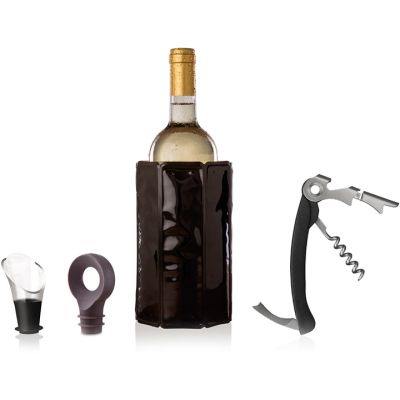 Set Accesorios para Vino 4 Piezas Vacu Vin Classic