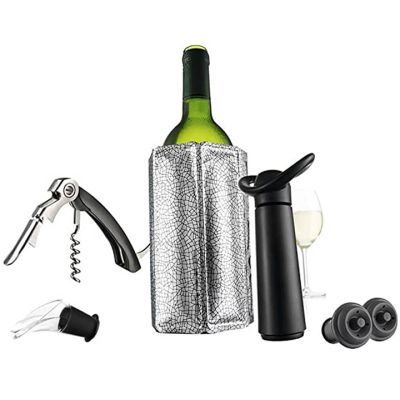 Set Accesorios para Vino 6 Piezas Vacu Vin Essentials