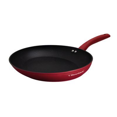 Sartén Grill 35cm Rojo Ovalado Inducción Warenhaus M33419 – Estilo Profesional