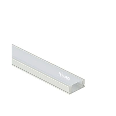 Perfil Aluminio Oslo/Michigan 3mts con Difusor Opal XILED