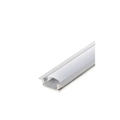 Perfil Aluminio Nápoles 3mts con Difusor Opal XILED