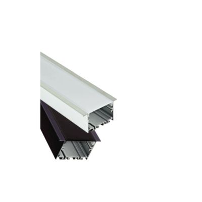 Perfil Aluminio Asís 2 3mts con Difusor Opal XILED