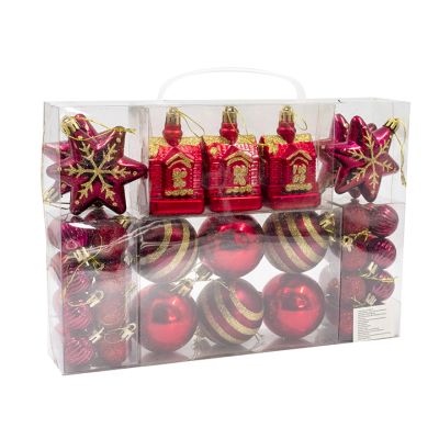 Decoración Navideña Set Rojo 45 Piezas (Sy17qjhb-797)