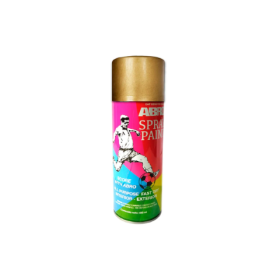 Pintura spray dorado metálico 400ml Abro AB-PN27