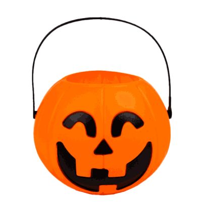 Caramelera calabaza Halloween mediana - diseño ABM