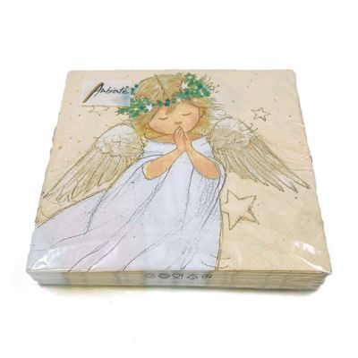 Set 20 piezas servilleta angel orando AMB