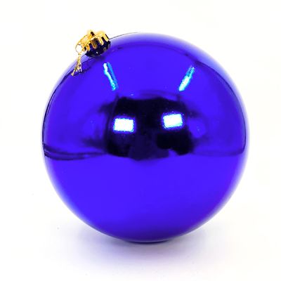 Bola navideña 20cm Azul Brillante BBL