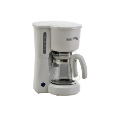 Cafetera 5 tazas blanca con filtro permanente BD-CM0701W