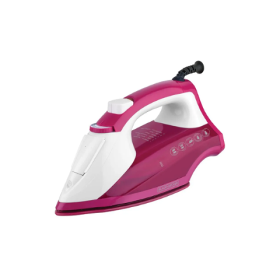 Plancha de vapor 1200W fucsia antiadherente - Light Easy