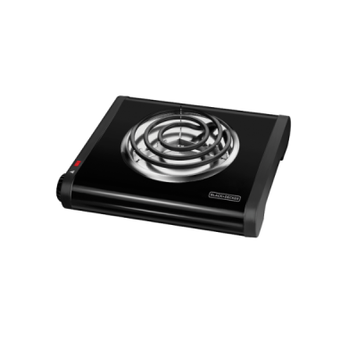 Hornilla eléctrica 1 quemador negra 1000W BD-SB1001B