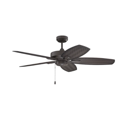 Ventilador tumbado 52" bronce + 5 aspas + LED 44W - CFM V00731