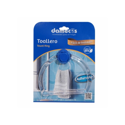 Toallero de aro adherente Damecos DC-101000