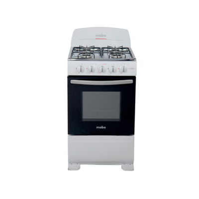 Cocina a gas 4 quemadores 51cm blanca Mabe EM5100EB0