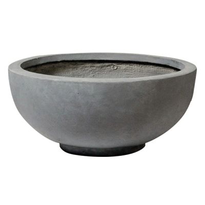 Macetero bowl grande gris Authentic MGC