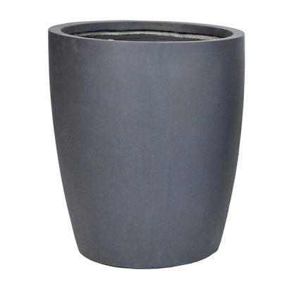 Macetero alto gris Egg Pot High Lead MGC