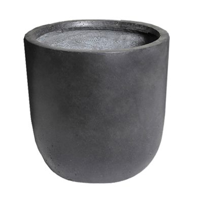 Macetero grande anthracite Egg Pot MGC