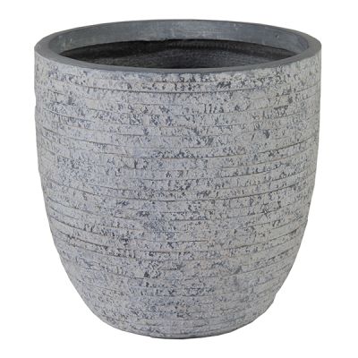 Macetero grande gris Utah Egg Pot MGC