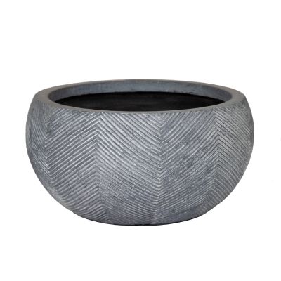 Macetero bowl gris Iowa Bullet MGC