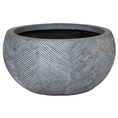 Macetero bowl gris Iowa Bullet MGC