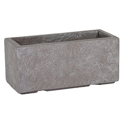 Macetero rectangular taupe Arizona Balconybox MGC