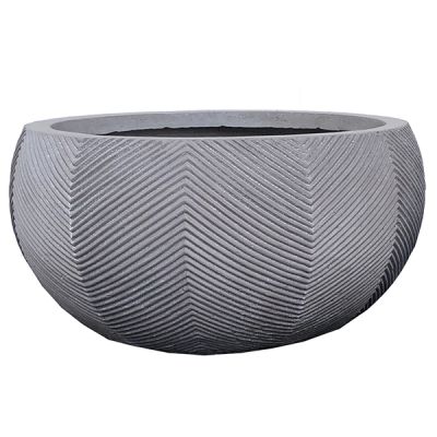 Macetero bowl taupe Iowa Bullet MGC