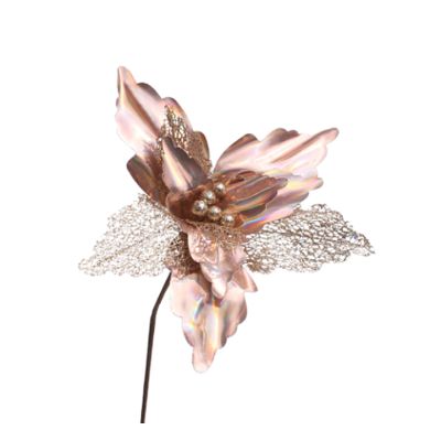 Poinsettia 11 Petalos  Rosa Suave (35X45cm)Miro(831-Amx044-1588T)