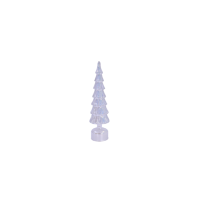 Adorno navideño árbol 40.5 cm – plata con luz Miro