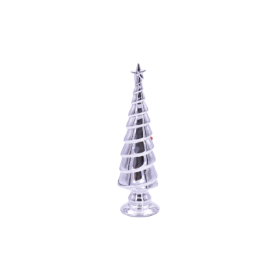 Adorno navideño árbol 32.5 cm – color plata Miro