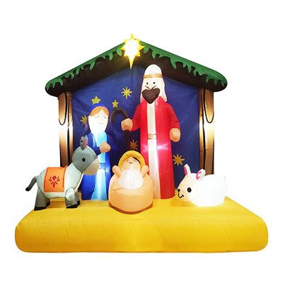 INFLABLE NAV 1.60MT NACIMIENTO C/LUZ MIRO