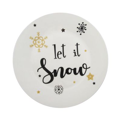 Plato Redondo con Diseño Navidad Maranelo (Qd2145-31)