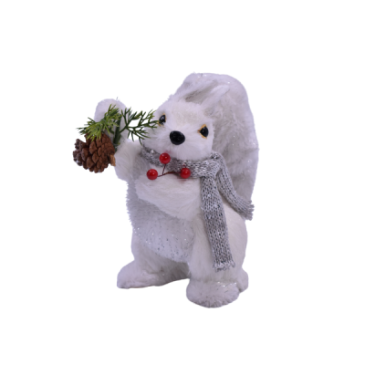 Adorno navideño ardilla – estilo natural