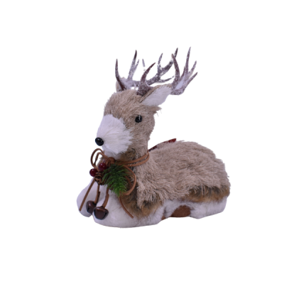 Adorno navideño reno – figura decorativa navideña